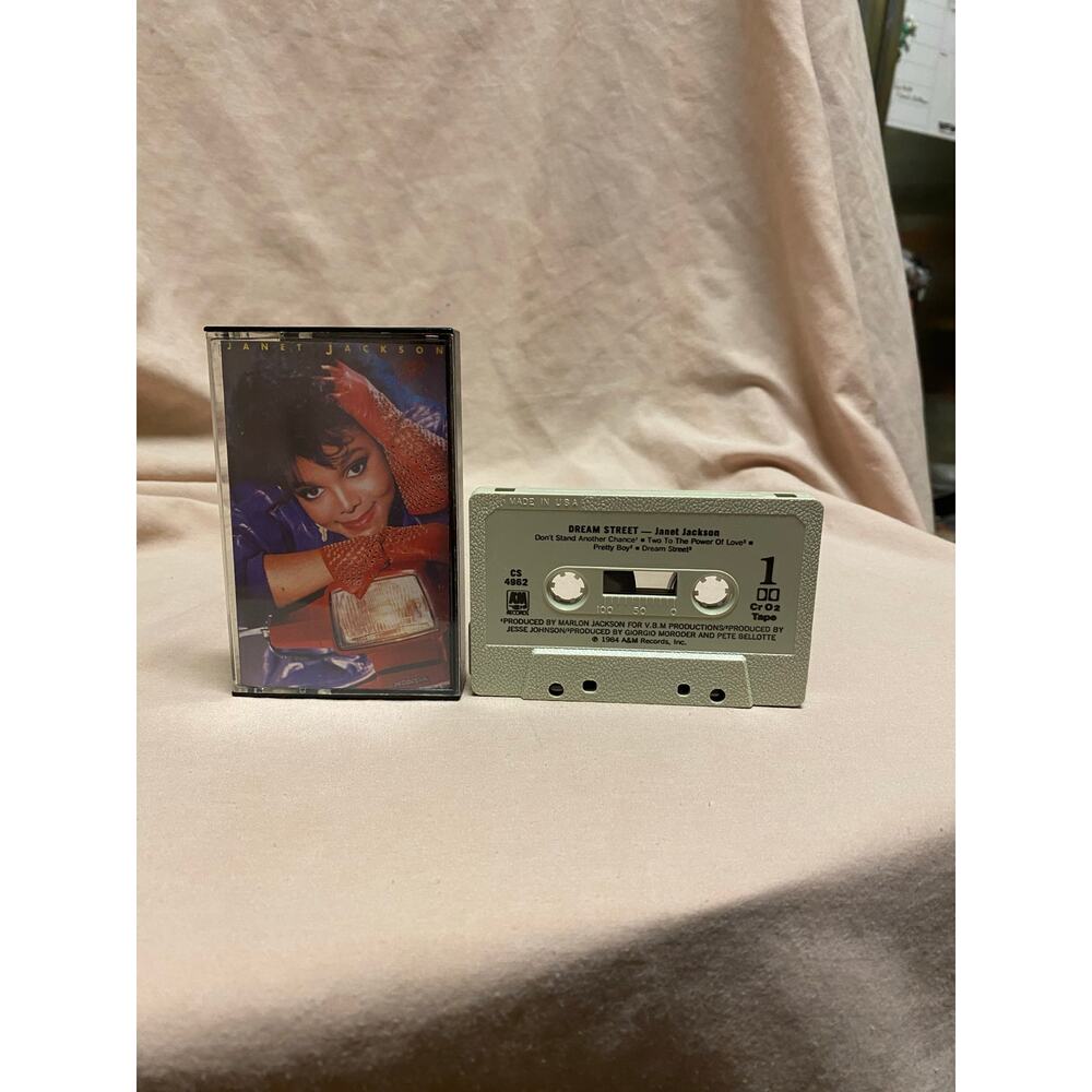 Janet Jackson Dream Street Cassette 1984, A&M Tested